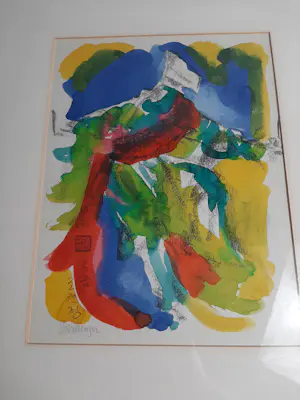 Cees Bantzinger - Aquarel, Z.T kopen? Bied vanaf 40!