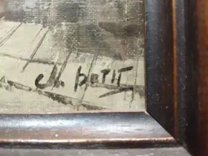 Charles Petit - Stadsgezicht Parijs met zicht op de Sacré-Cœur baseliek in Montmartre kopen? Bied vanaf 80!