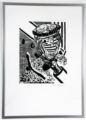 Roger Raveel - De hand van de denker (zeer zeldzaam) kopen? Bied vanaf 490!