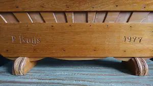 Pieter Buijs - Houten messenblok voor Zeeuwse paeremessen (paardenmessen) kopen? Bied vanaf 1!