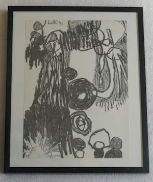 Lotti van der Gaag - Ingelijste litho + catalogus Stedelijk Museum Amsterdam – 1962 kopen? Bied vanaf 20!