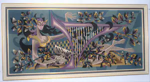 Jean Lurcat - EUTERPE - Groot handwerk! Tapisserie Royal Paris kopen? Bied vanaf 1!