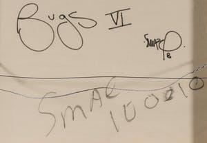 SMAEL - Gemengde techniek op doek, Bugs VI (Zeer groot) kopen? Bied vanaf 200!