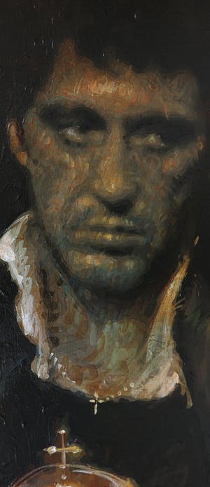 Peter Donkersloot - Acryl op doek, Scarface - Ingelijst (Zeer groot) kopen? Bied vanaf 600!