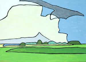 Paul Overhaus - Olieverf op board, Zonder titel verkocht voor € 40!