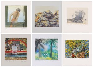 Hanno Edelmann - e.a: Collectie van zes handgesigneerde zeefdrukken: Diverse Composities kopen? Bied vanaf 24!