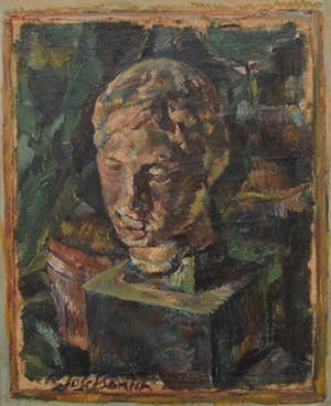 Josef Santen - Grieks kopje, 1970 - olieverf op doek - BKR Haarlem kopen? Bied vanaf 20!