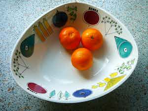 Marianne Westman - 2 schalen voor PICKNICK Rörstrand vintage jaren '50 verkocht voor € 35!