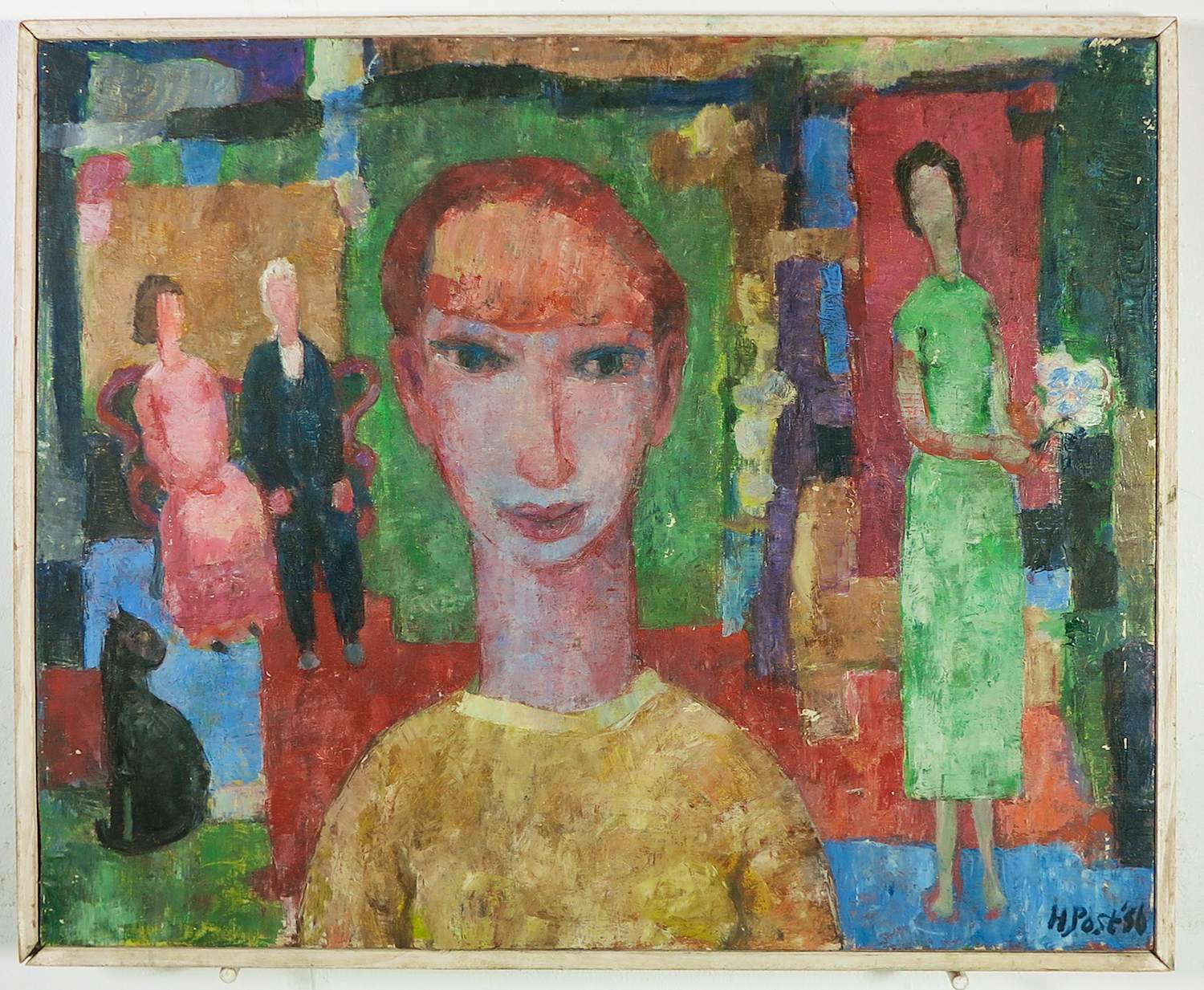 Harmen Klaas Post - Olieverf op paneel - Ingelijst kopen? Bied vanaf 100!