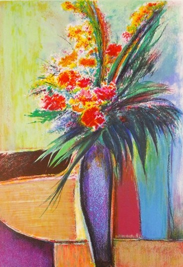 André Torre - 'Vase bleu', litho kopen? Bied vanaf 25!