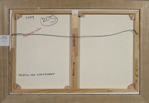 Martin van Wordragen - Gemengde techniek op doek, Nachtelijke ruiter - Ingelijst (Groot) kopen? Bied vanaf 250!