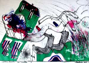 Hannes Postma - Ets - prent 190 verkocht voor € 45!