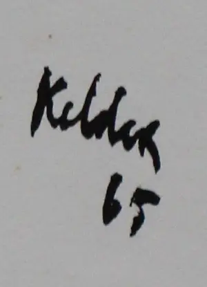 Toon Kelder - litho: Abstract - 1965 kopen? Bied vanaf 45!