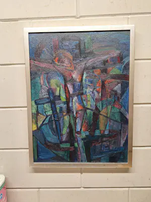 Pieter Schouten - Religeus Schilderi kopen? Bied vanaf 75!