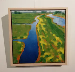 Willem Visser - Polderlandschap langs de Enkele Wiericke kopen? Bied vanaf 90!