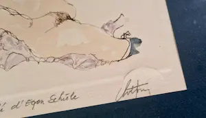 Andre Colpin - Edith, studie naar Egon Schiele kopen? Bied vanaf 40!