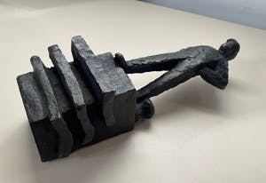 Jaap Hartman - Bronzen beeld "Binnenschipper" kopen? Bied vanaf 100!