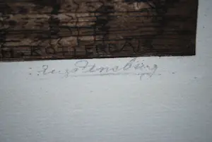 Eugene Rensburg - Leuvehaven Rotterdam, ca. 1918 kopen? Bied vanaf 75!