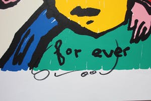 Herman Brood - grote zeefdruk: For ever (Friends) kopen? Bied vanaf 375!