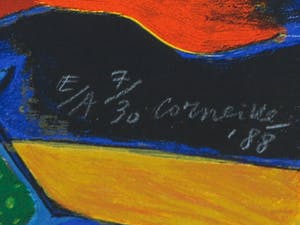 Corneille - Zeefdruk, Petite Musique du Printemps - Ingelijst (Groot) kopen? Bied vanaf 450!