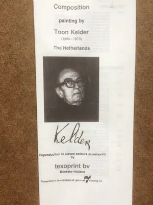 Toon Kelder - Composition 1987 kopen? Bied vanaf 60!