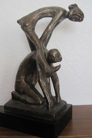 Niet of onleesbaar gesigneerd - Haasje over - Bokspring kopen? Bied vanaf 10!