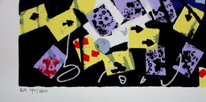 Herman Brood - zeefdruk: Casino kopen? Bied vanaf 375!