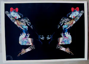 Death NYC - Zeefdruk: Kate Moss Tatoo red - 2015 kopen? Bied vanaf 60!