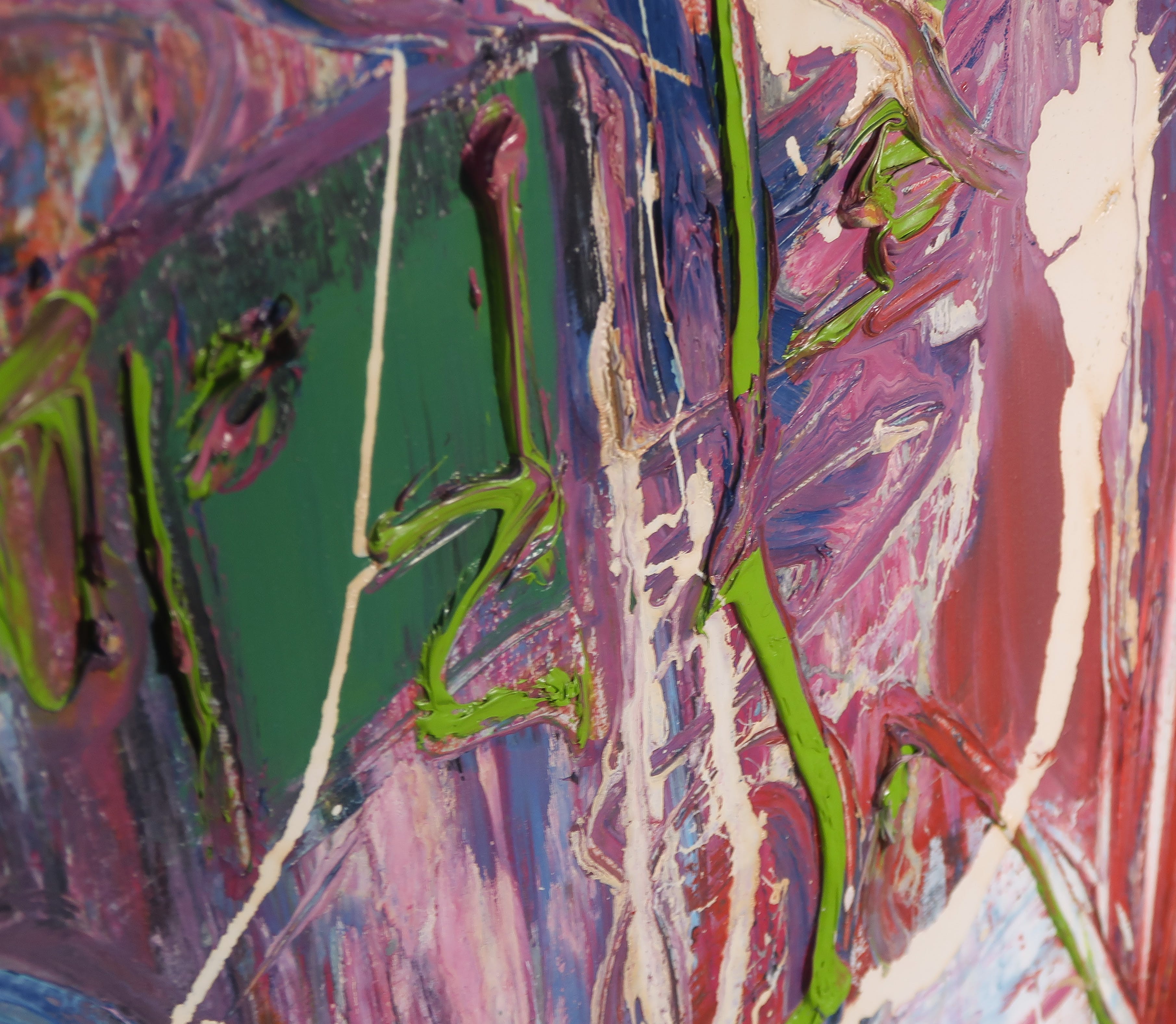 Jan te Wierik - Olieverf op doek, Z.T. Abstracte compositie - Ingelijst kopen? Bied vanaf 700!