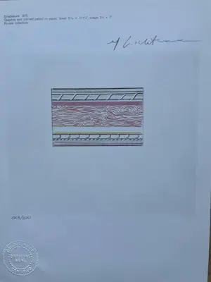 Roy Lichtenstein - Entablature kaufen? Bieten Sie von 499!