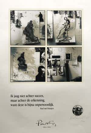 Wilfried Pas - Wilfried Pas & Paul Van Ostaijen - Gesigneerd werk - 1996 - 52/90 verkocht voor € 45!
