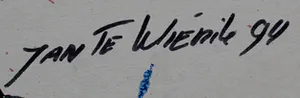 Jan te Wierik - olieverf op board - 1994 kopen? Bied vanaf 1750!