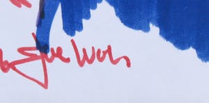 Joe Wols - Lot van drie aquarel- en stifttekeningen, Figuren kopen? Bied vanaf 1!