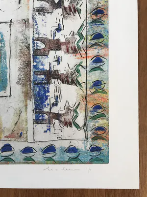 Niet of onleesbaar gesigneerd - Mooie gesigneerde zeefdruk - 7/55 kopen? Bied vanaf 1!