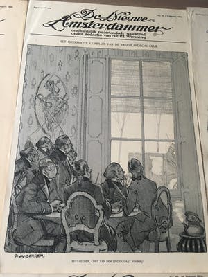 Piet van der Hem - Collectie van litho's voor De Nieuwe Amsterdammer 1915-1918 kopen? Bied vanaf 200!
