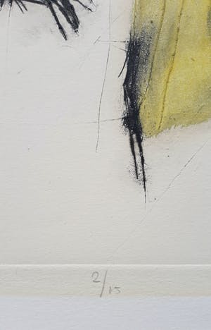 Gerdi Bouws - Abstracte compositie, aquatint ets kopen? Bied vanaf 40!