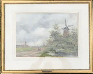 Hermanus Koekkoek (jr.) - Uitzicht in Noord-Holland kopen? Bied vanaf 450!