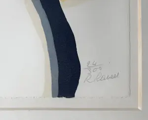 Roger Raveel - handgesigneerde kleurenlitho | 'La Berceuse' | 1989 (INGELIJST) kopen? Bied vanaf 1900!