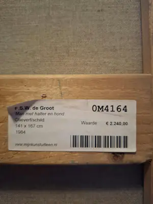 Frans de Groot - Man met halter en hond kopen? Bied vanaf 100!