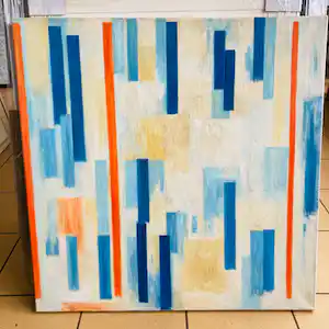 Adine Engelman - Compositie met lijnen verkauft für € 195!