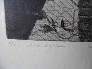 Marijke de Wit - Ets, "Bloem stilleven". kopen? Bied vanaf 20!