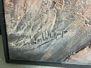 Wim Vellekoop - Abstract werk op canvas kopen? Bied vanaf 150!