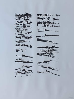 Maarten Beks - Zeefdruk - zonder titel - 14/25 - ingelijst kopen? Bied vanaf 1!