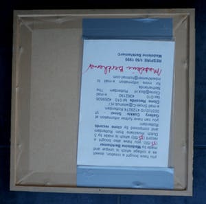 Madeleine Berkhemer - Fotocollage en gemengde techniek waarin een lp zit - 1999 kopen? Bied vanaf 125!