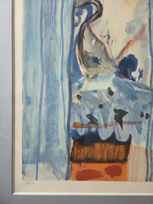 Kees van Bohemen - Vrouw tussen de gordijnen. kopen? Bied vanaf 199!