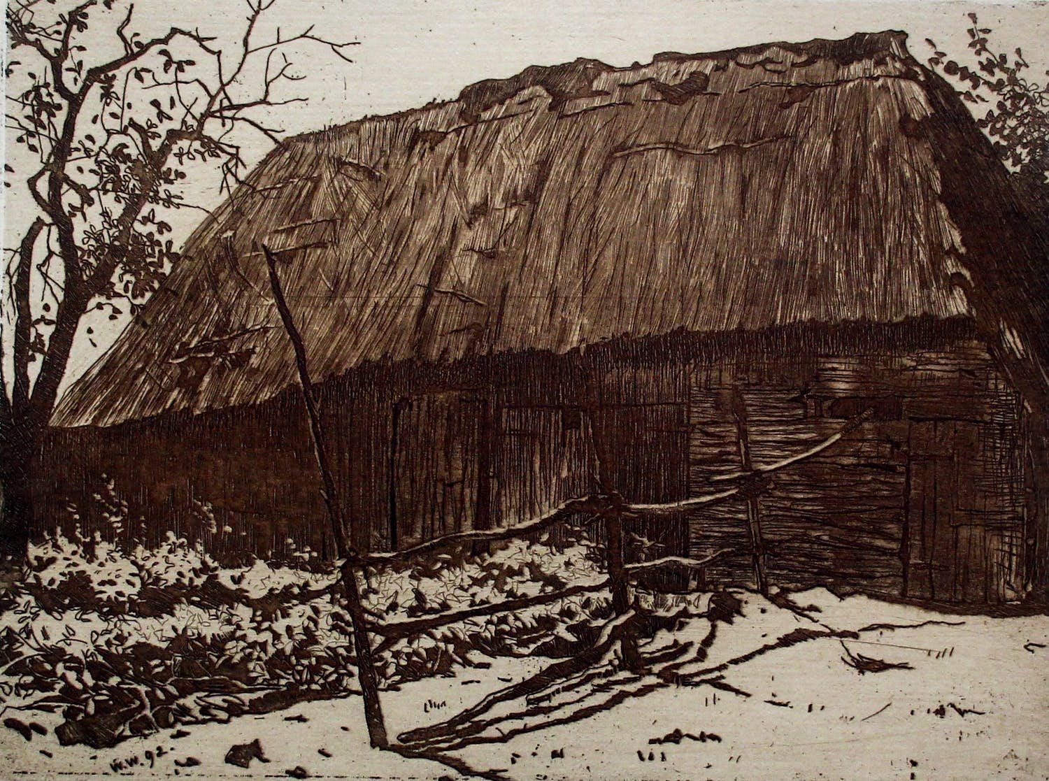 Willem Witsen - Ets - 1892 kopen? Bied vanaf 150!