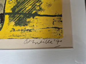 Corneille - Corneille - Litho E/A, La Colline enrubannée ; gesigneerd r.o. - '70 kopen? Bied vanaf 495!