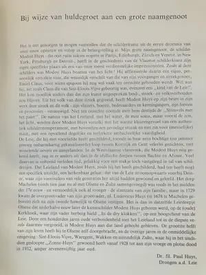 Modest Huys - Leven en werk van Modest Huys (1874-1932) kopen? Bied vanaf 40!