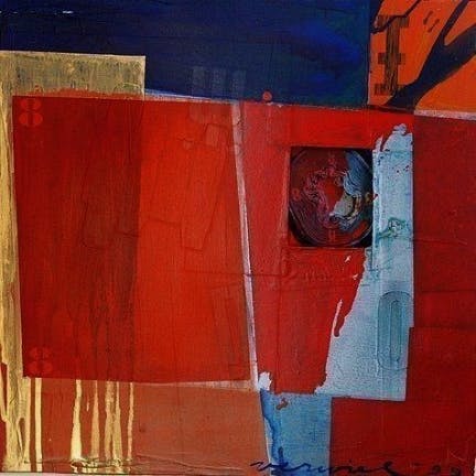 Jos Verwiel - Origineel Schilderij van Jos Verwiel TARGET Handgesigneerd verkocht voor € 275!