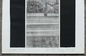 Jan Bernard Meinen - Ets - Ruimte compositie IV kopen? Bied vanaf 35!